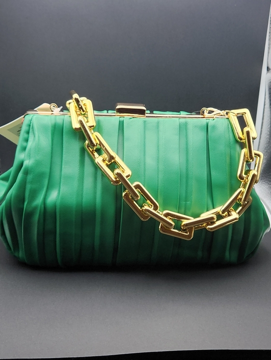 Handbags - Gold Green Vintage Inspired Purse